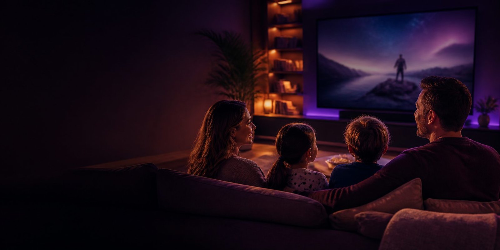 Smarton TV family entertainment viewing